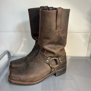 Frye Men’s Leather Harness Boots - Size 10